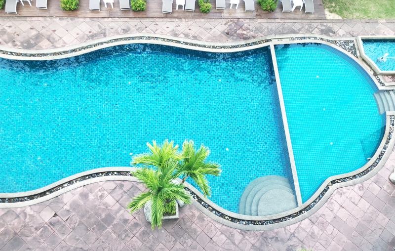 What causes high pH in the pool?