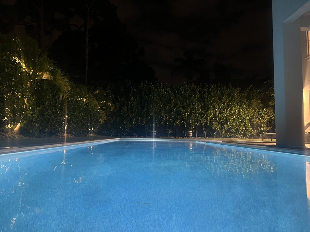 Music and Modern Pool Lighting