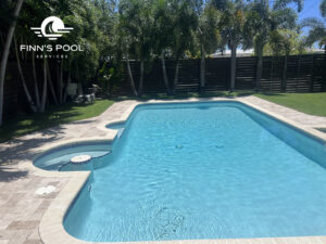 After photo of a Pool Resurfacing in West Palm Beach