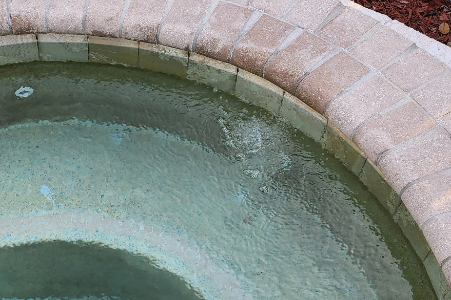 If you see air bubbles like these it means you need a pool leak detection service to troubleshoot it.