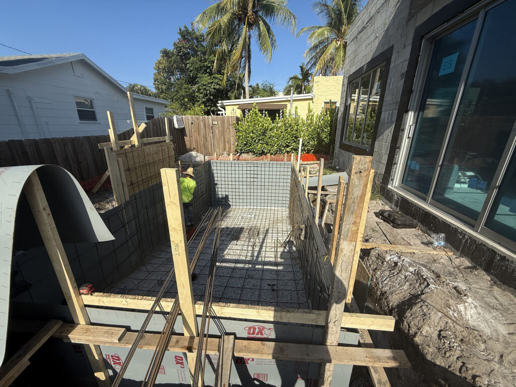 Hidden costs of new pool construction during a residential pool build in West Palm Beach