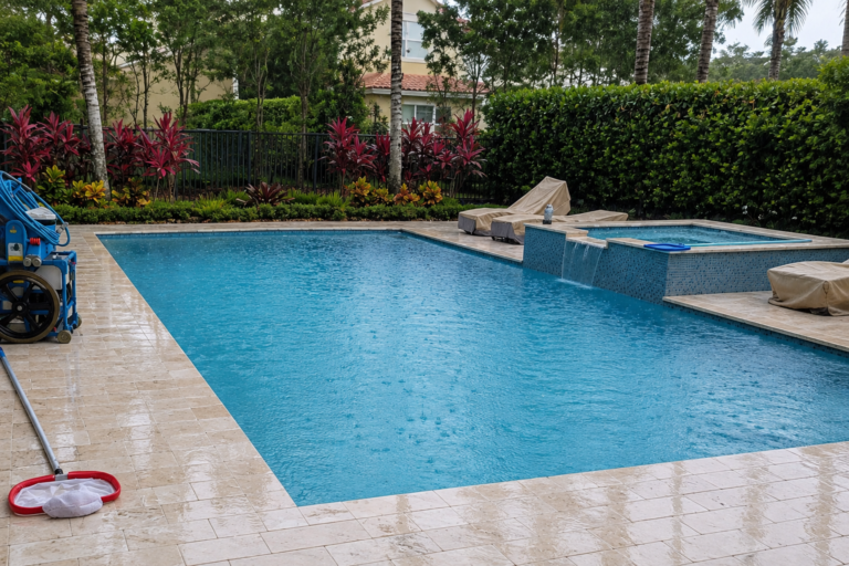 Can you swim after rain in pool water after a Florida storm